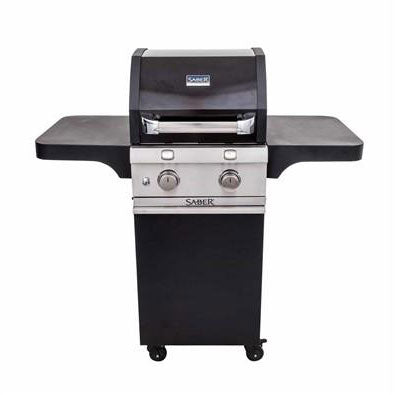 Saber Deluxe 2-Burner Infrared Gas BBQ – Black