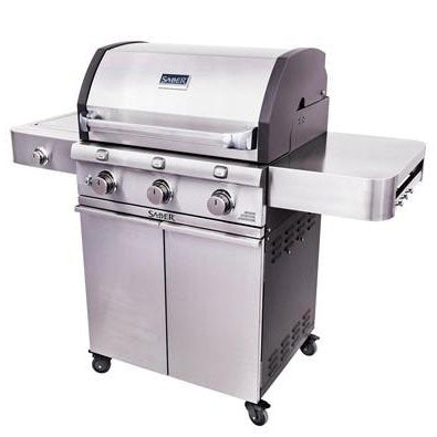 Saber Deluxe 3-Burner Infrared Gas BBQ – Stainless Steel