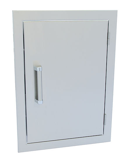 KoKoMo Grills Stainless Steel Built In Reversible Double Walled BBQ Island Vertical Door 17 x 24 in (43 x 61 cm)