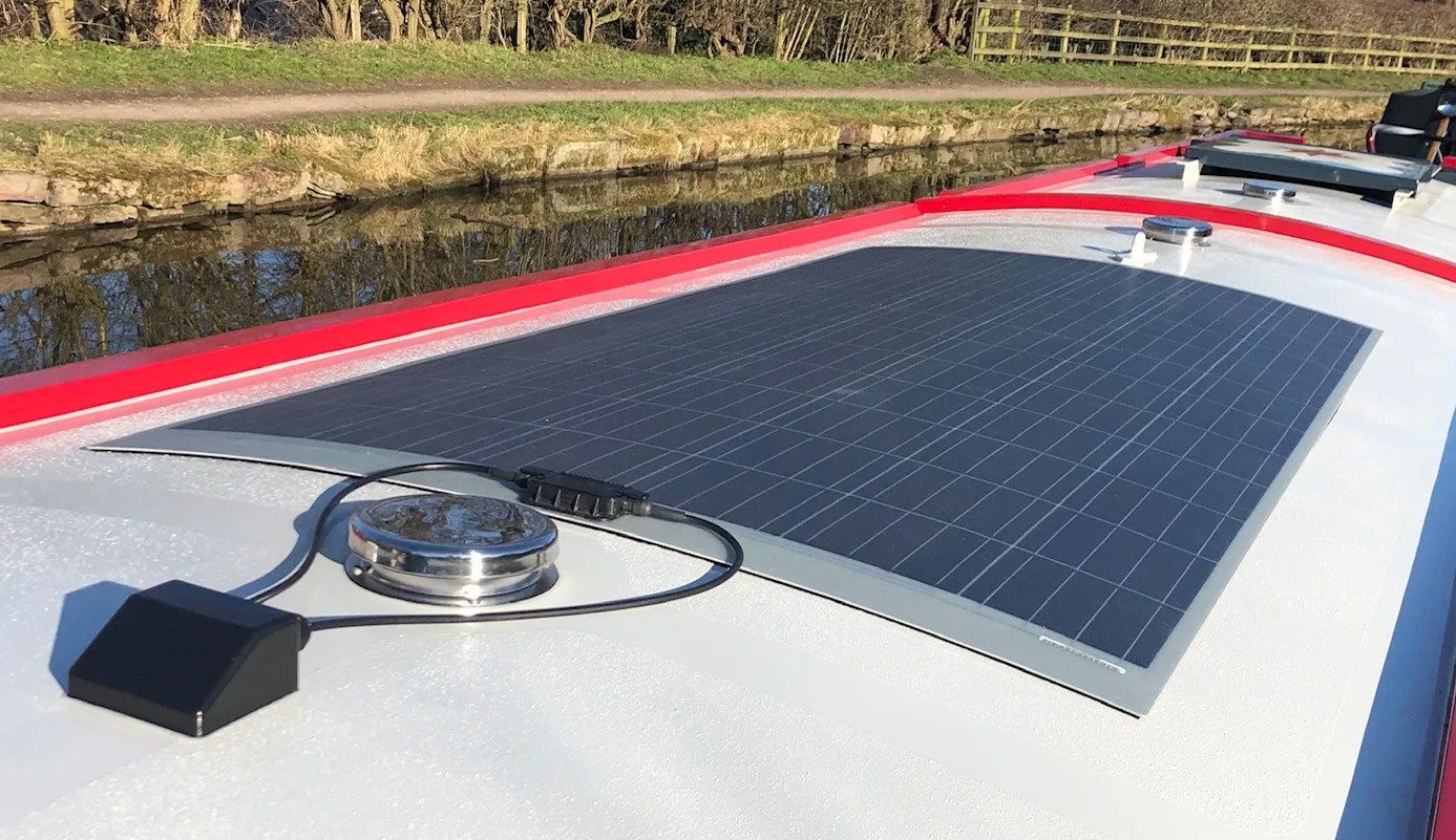 300W Monocrystalline Fibreglass Semi-Flexible Solar Panels with MC4 connectors