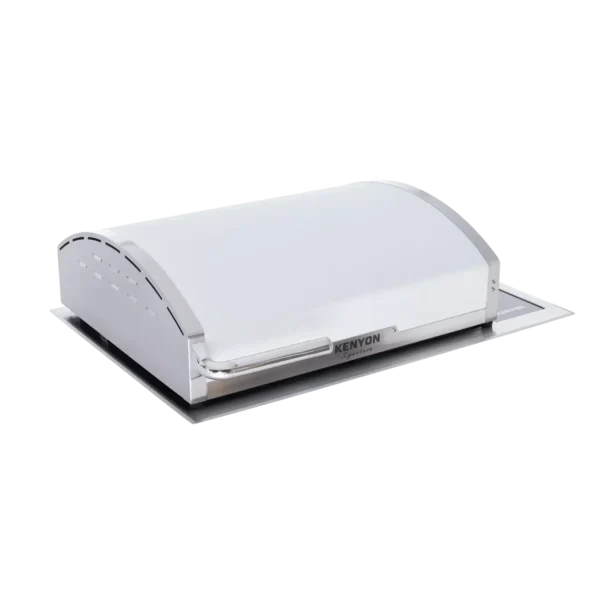 Kenyon Signature 30-Inch Built-In 240V Electric Grill with IntelliKEN Touch Control and White Carbon Fibre Lid