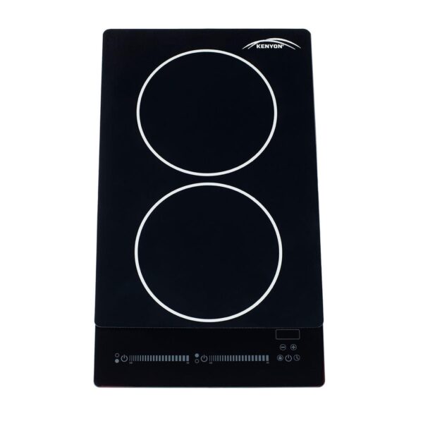 Kenyon 21-Inch 2-Burner Portrait Induction Cooktop with Precision Touch Controls