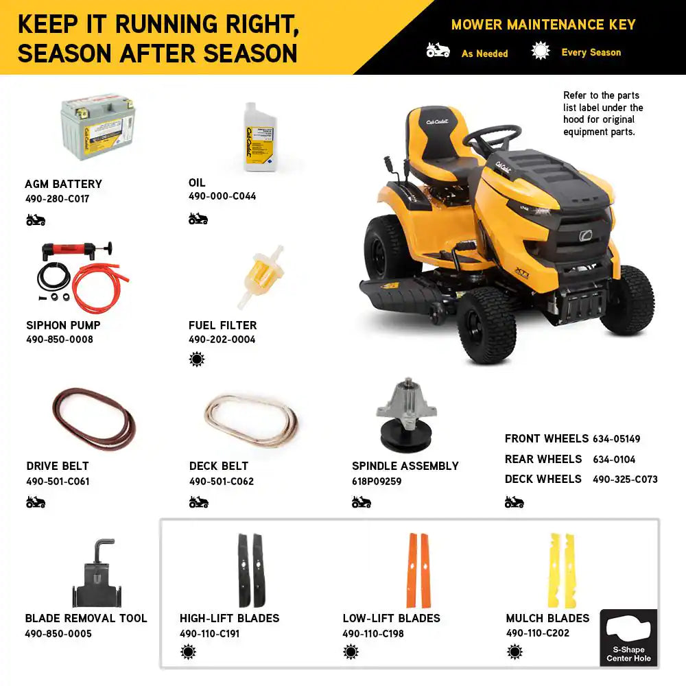 42 in Gas Riding Lawn Tractor 19.5 HP 541cc – Hydrostatic Drive Riding Mower for Large Lawns