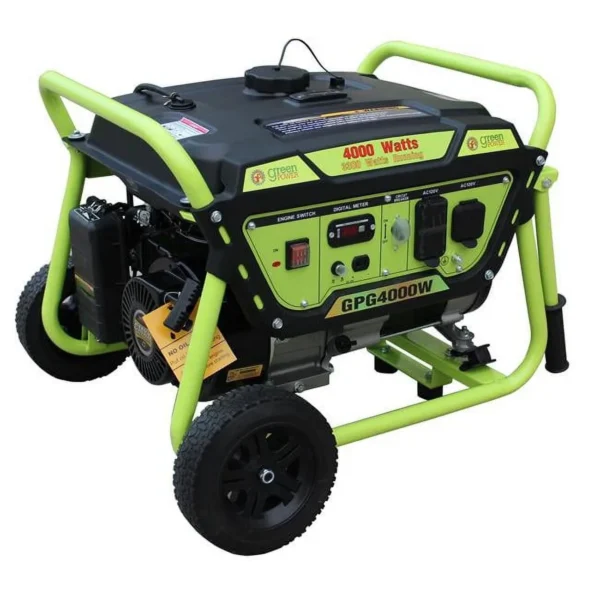 GridGuard 4,000-Watt Portable Petrol Generator, 3,300W Running, Home Backup and Job Site
