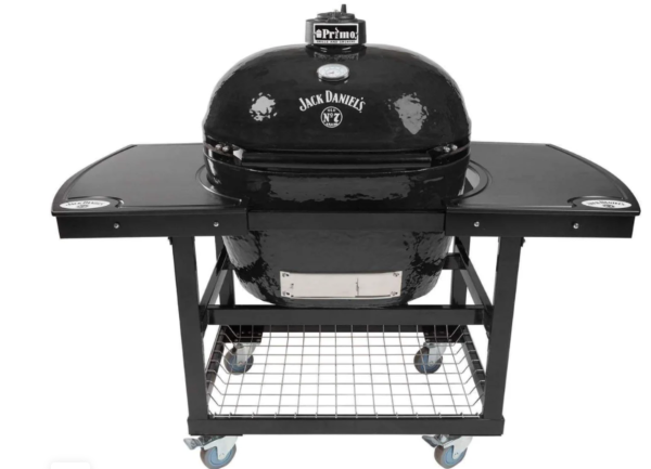 Primo Oval XL Ceramic Kamado Charcoal BBQ on Cart – Jack Daniel's Edition (CXLHJ)