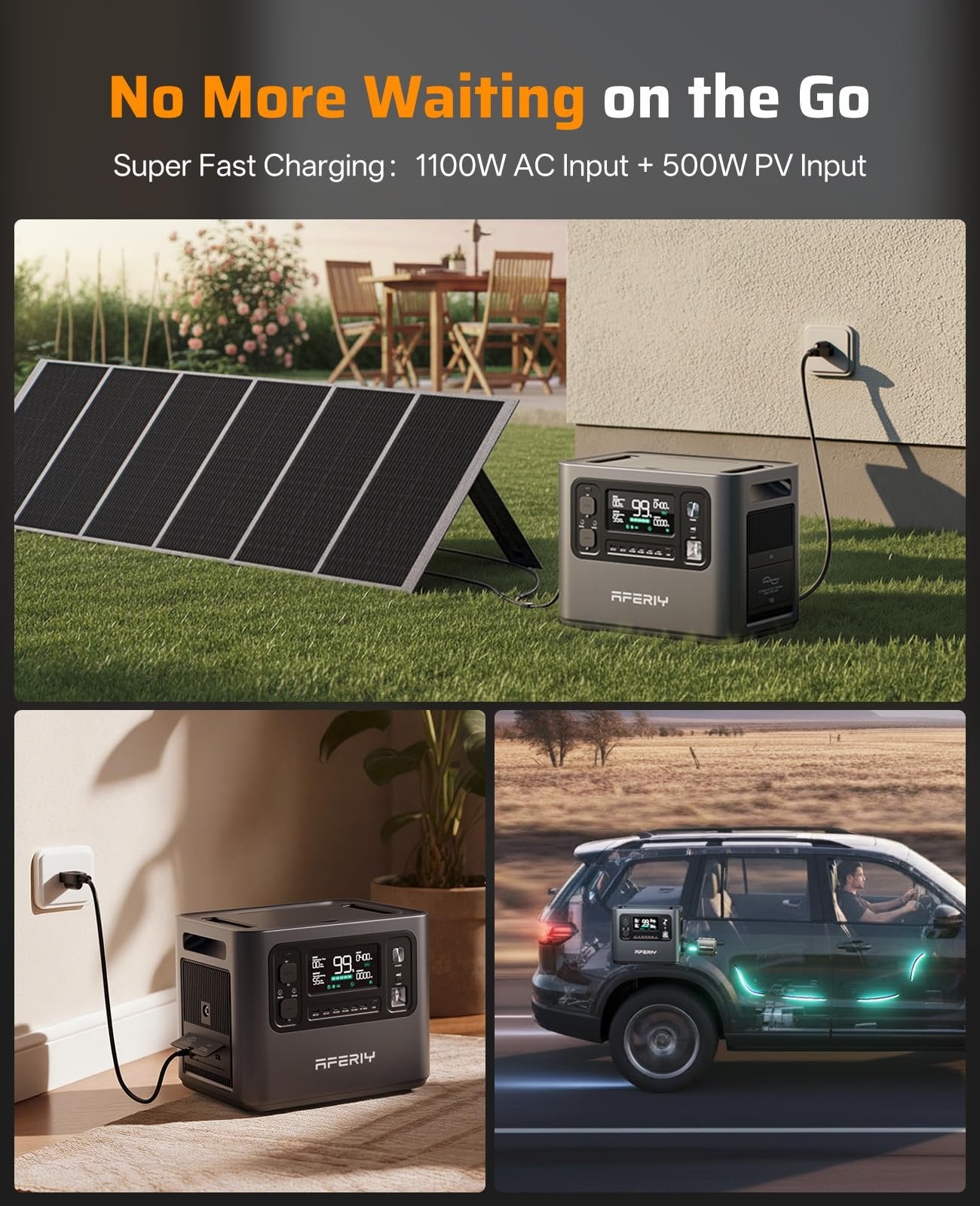 AFERIY P210 Portable Power Station – 2048Wh, 2400W Output