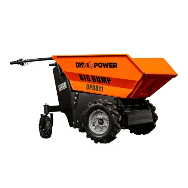 Detail K2 Big Dump 1,100 lb (499 kg) Electric Power Dump Cart, Hydraulic 90° Dump, Self-Propelled, 8 cu ft (227 litres)