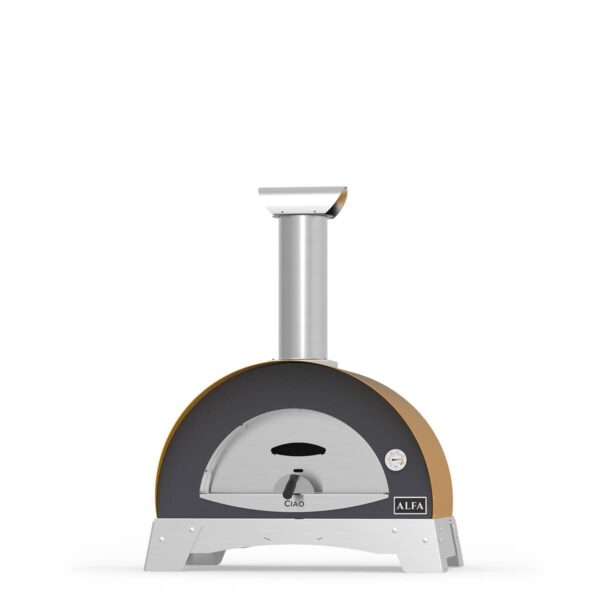 Alfa Ciao Wood-Fired Pizza Oven – Outdoor Pizza Oven, Cooks 2 Pizzas