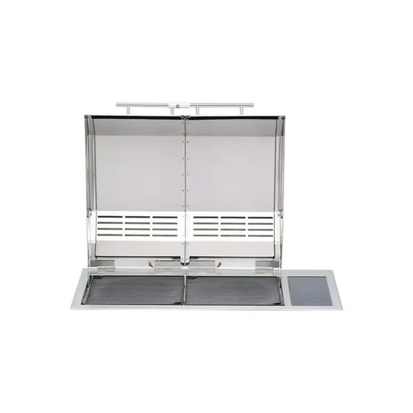 Kenyon Texan 30-Inch Built-In Electric Grill – 240V Split-Lid with Touch Controls