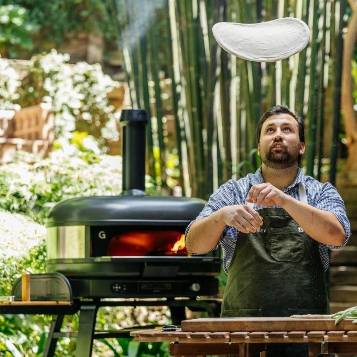 Gozney Dome XL Gen 2 Multi-Fuel Pizza Oven – Wood & Gas Outdoor Pizza Oven, Off Black