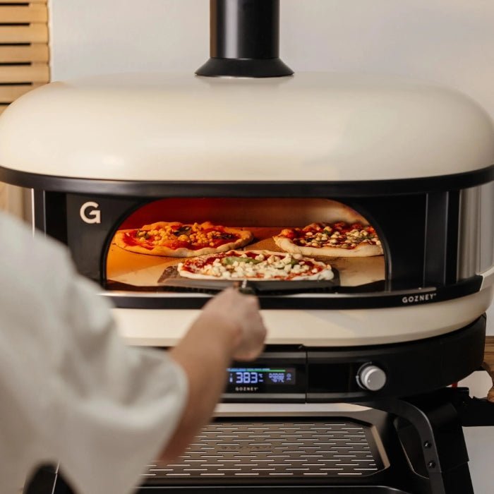 Gozney Dome XL Gen 2 Multi-Fuel Pizza Oven – Wood & Gas Outdoor Pizza Oven, Off Black