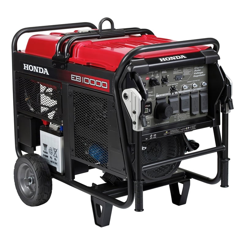 Honda EB10000 Industrial Generator, 10,000 Watts, Honda’s Most Powerful Portable EB10000AN