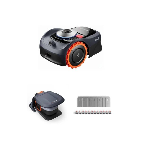 Navimow i110N Robot Lawn Mower Combo with Garage and Replacement Blades